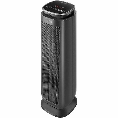Elite Image Maximum-Power 1500W Tower Heater 1500 W - 2 x Heat Settings - Tower - Black - 1 Each (00545)