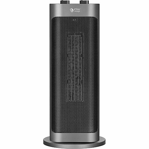 Elite Image Mini Tower Heater 3 x Heat Settings - Oscillation - Tower - Black - 1 Each (00547)