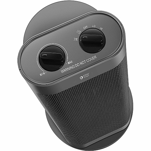 Elite Image Mini Tower Heater 3 x Heat Settings - Oscillation - Tower - Black - 1 Each (00547)
