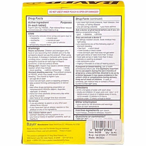 Lil' Drug Store Bayer Genuine Aspirin (64268)