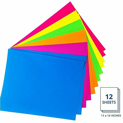 Royal Brites 2-Sided Project Paper Neon Assortment (25401)
