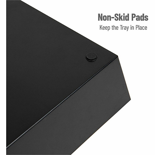 Mind Reader 5-Compartment Snack Organizer 5 Compartment(s) - Lightweight - Black - 5 / Carton (SNACKORGTCT)