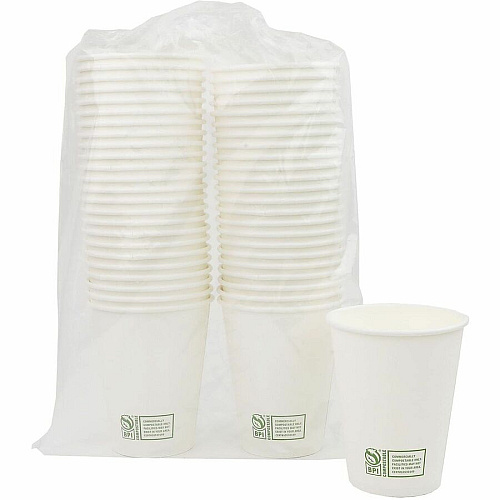 Genuine Joe BPI Certified Compostable Paper Cups (02048)