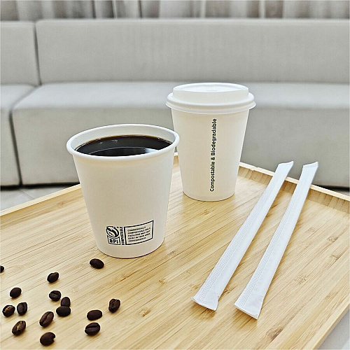 Genuine Joe BPI Certified Compostable Paper Cups (02048)
