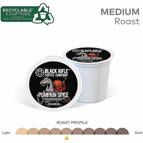 Black Rifle Coffee Company Black Rifle K-Cup, Pod Pumpkin Spice Coffee (0844)