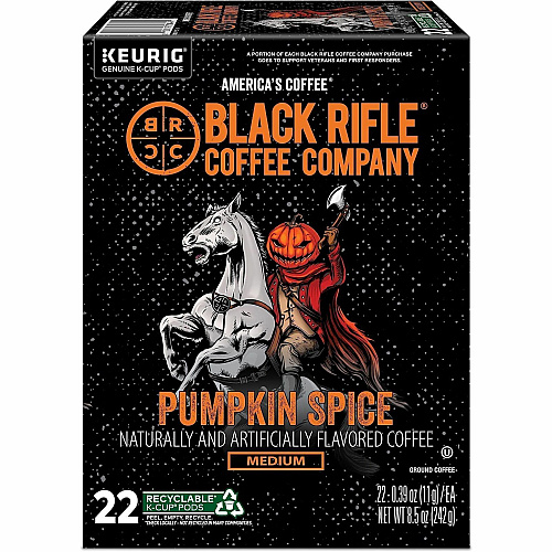 Black Rifle Coffee Company Black Rifle K-Cup, Pod Pumpkin Spice Coffee (0844)