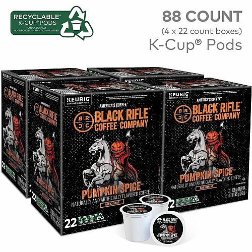 Black Rifle Coffee Company Black Rifle K-Cup, Pod Pumpkin Spice Coffee (0844CT)