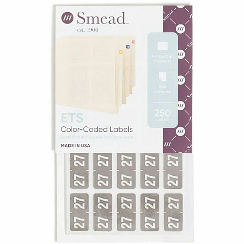 Smead ETS Color-Coded Year Labels (67927)