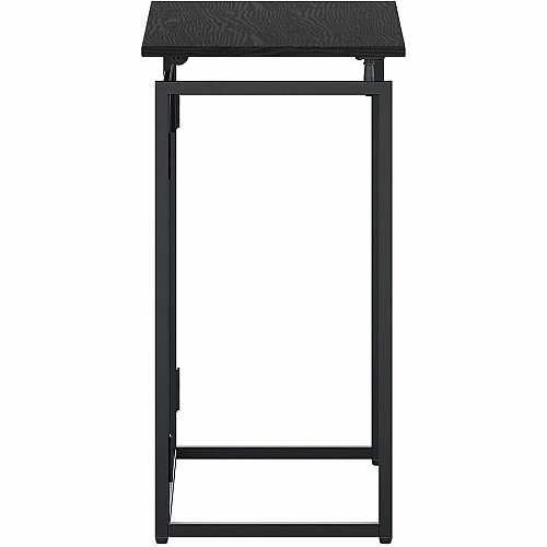 Techni Mobili 31.5" Folding Desk Folding Base - Modern Style - 66 lb Capacity - 31.50" Table Top Width x 15.70" Table Top Depth - 29" Height - Room, Dorm Room, Study Room, Living Room - Assembly Required - Black - Steel Frame Material - 1 Each (19FLDBK)