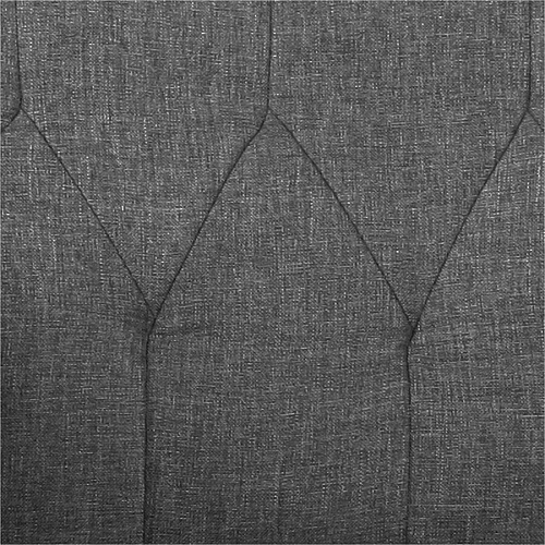 Techni Mobili Modern Upholstered Tufted Chair 5-star Base - Gray - Polyester, Foam, Fabric - Armrest - 1 Each (2024GRY)