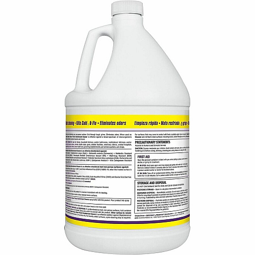 Simple Green Clean Finish Disinfectant Cleaner For Hard Surface, Nonporous Surface - 128 fl oz (4 quart) - Recommended For: Bacteria Remover, Dirt Remover, Grime Remover - Deodorize - Green - 4 / Carton (2801128)