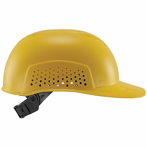 Ergodyne Skullerz 8951 Vented Hard Shell Bump Cap Recommended for: Mechanic, Baggage Handling, Food Processing, Manufacturing, Inspection - Head, Visibility Protection - Ratchet Closure - Polyethylene - Yellow - Vented, Lightweight, Durable, Breat (23986)