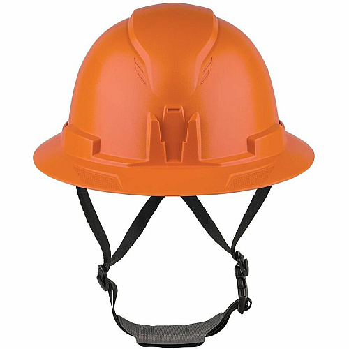 Ergodyne Skullerz 8963-MIPS Type 2 Full-Brim Safety Helmet Recommended for: Construction, Utility, Oil & Gas, Forestry, Mining, General Purpose - Head, Impact, Sun, Rain Protection - Expanded Polystyrene Foam (EPS) - Orange - Adjustable Ratchet, R (60602)