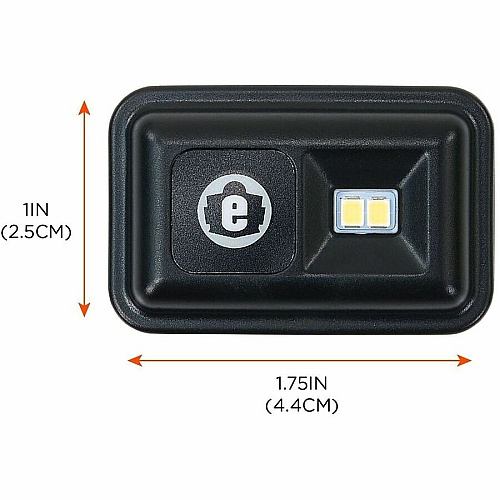 Ergodyne N-Ferno 6801B Replacement Rechargeable LED Light LED - 150 lm Lumen - Battery Rechargeable - Battery - Temperature Resistant - Black - 1 Each (16793)