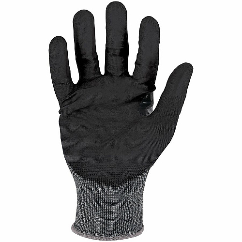 Ergodyne ProFlex 7061 PU Coated Cut-Resistant Gloves Cut, Abrasion, Hand Protection - Polyurethane Coating - 8 Size Number - Medium Size - Polyurethane - Blue - Touchscreen Capable - Reinforced Thumb Saddle, Machine Washable, Slash Resistant, Cut  (10323)
