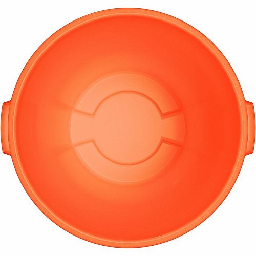 Carlisle Bronco Round Waste Containers Open Top - Round - Manual - For Food Service - Stackable, Durable, Reinforced, Ergonomic Handle, Integrated Cinch - 31.6" Height x 24.2" Width x 24.2" Depth - Linear Low-Density Polyethylene (LLDPE), Plast (84104424)
