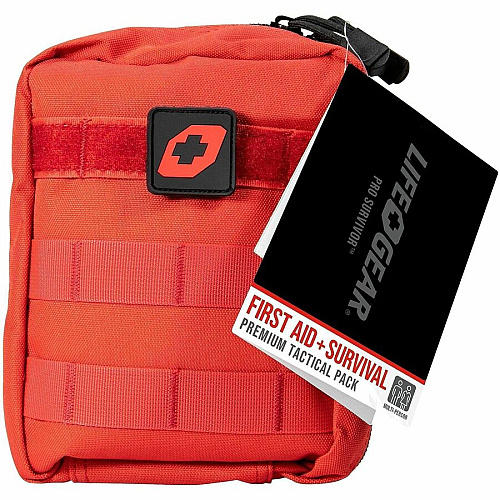 Life+Gear 117-Piece First Aid + Survival Tactical Pack  (413907)