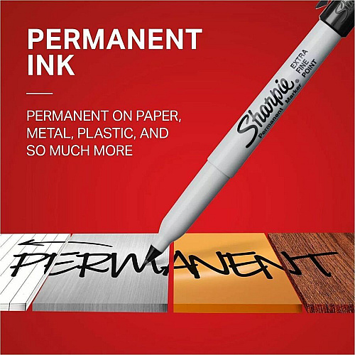 Sharpie X-fine Point Permanent Marker Extra Fine, Bold Marker Point - Assorted Ink - Plastic Barrel - Multipurpose - 5 (2225104)