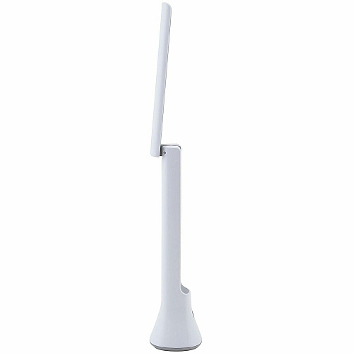 Victory Light LED 2-in-1 Converting Desk/Torch Lamp 10.8" Height x 2.5" Width - LED Bulb - Rechargeable Battery, Adjustable Brightness, Dimmable, USB Charging, Built-in USB Port, USB Powered - Desk Mountable - White - for Desk (VL314PW)