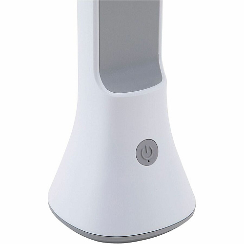 Victory Light LED 2-in-1 Converting Desk/Torch Lamp 10.8" Height x 2.5" Width - LED Bulb - Rechargeable Battery, Adjustable Brightness, Dimmable, USB Charging, Built-in USB Port, USB Powered - Desk Mountable - White - for Desk (VL314PW)