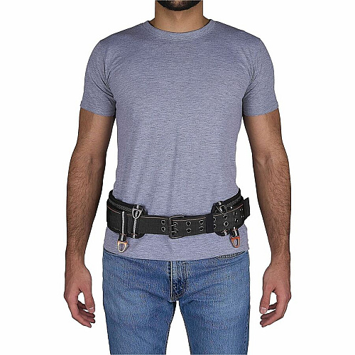 Ergodyne Arsenal 5556 3-Inch Padded Tool Belt - Tool Tethering Attachment Point Adjustable - 5.07 lb Load Capacity - Extra Small (XS)/Small (S) - Buckle Attachment - Black - Polyester - 1 / Each (13670)