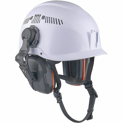 Ergodyne Skullerz 8881 Non-Conductive Hard Hat Mounted Earmuffs Recommended for: Construction, Utility, Oil & Gas, Manufacturing, Transportation, General Purpose - 27 - Noise, Noise Reduction Rating Protection - Acrylonitrile Butadiene Styrene (AB (60241)