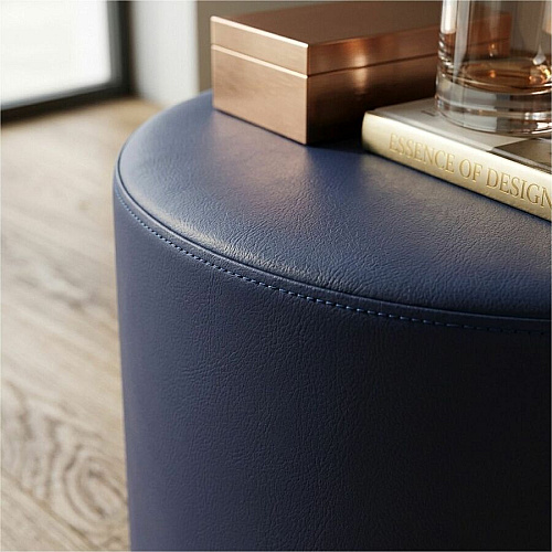 Learniture Shapes Series II Modular Soft Seating Vinyl Seat Material - Engineered Wood Frame Material - Navy - Foam (LNT1000266A)