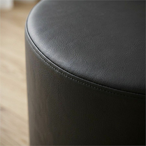 Learniture Shapes Series II Modular Soft Seating Vinyl Seat Material - Engineered Wood Frame Material - Black Smooth Grain - Foam (LNT1000BKA)