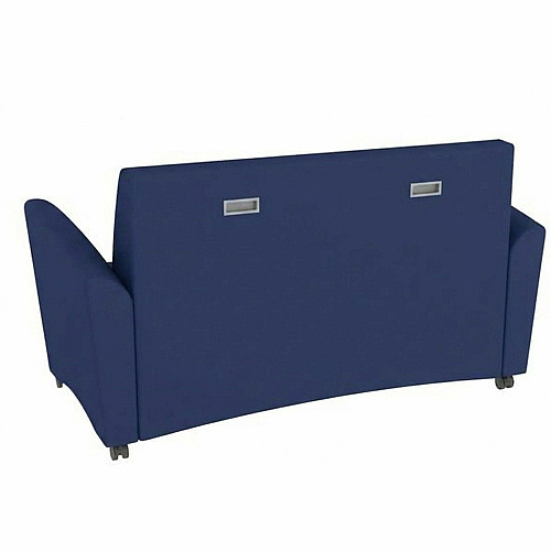 Learniture Shapes Series II Common Area Sofa 48.50" Seat Width - Wood Frame - 60" x 29" x 26" Overall Dimension - Foam Seat (LNT1700266)