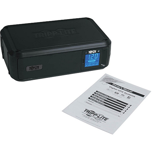 Tripp Lite by Eaton OmniSmart LCD 120V 650VA 350W Line-Interactive UPS, Tower, LCD display, USB port 8 Hour Recharge - 3.20 Minute Stand-by - 110 V AC Input - 120 V AC Output - USB - 8 x NEMA 5-15R Receptacle(s) (OMNI650LCD)