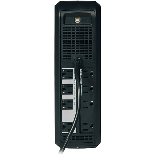 Tripp Lite by Eaton OmniSmart LCD 120V 650VA 350W Line-Interactive UPS, Tower, LCD display, USB port 8 Hour Recharge - 3.20 Minute Stand-by - 110 V AC Input - 120 V AC Output - USB - 8 x NEMA 5-15R Receptacle(s) (OMNI650LCD)