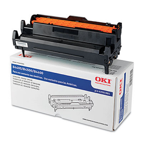 Oki 43501901 Drum Unit, 25,000 Page-Yield, Black
