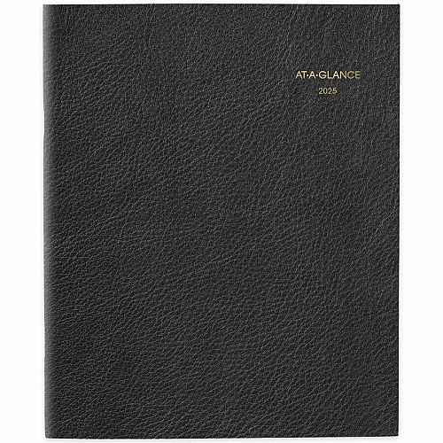 At-A-Glance Executive Padfolio Refill for 70-290 Large - Julian Dates - Monthly - 13 Month - January 2026 to January 2027 - 1 Month Double Page Layout - 9" x 11" Sheet Size - White Sheet - Stapled - White - Paper - Bleed Resistant - 1 Each (7090910)