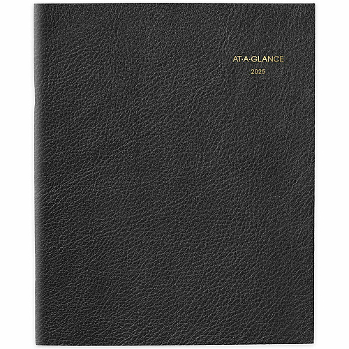 At-A-Glance Executive Padfolio Refill for 70-290 Large - Julian Dates - Monthly - 13 Month - January 2026 to January 2027 - 1 Month Double Page Layout - 9" x 11" Sheet Size - White Sheet - Stapled - White - Paper - Bleed Resistant - 1 Each (7090910)