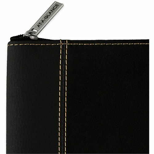 At-A-Glance Executive Appointment Book with Zipper Large - Julian Dates - Weekly, Monthly - 12 Month - January 2026 to December 2026 - 8:00 AM to 5:45 PM - Quarter-hourly - 1 Week, 1 Month Double Page Layout - 8 1/4" x 11" Sheet Size - White Sh (70NX8105)