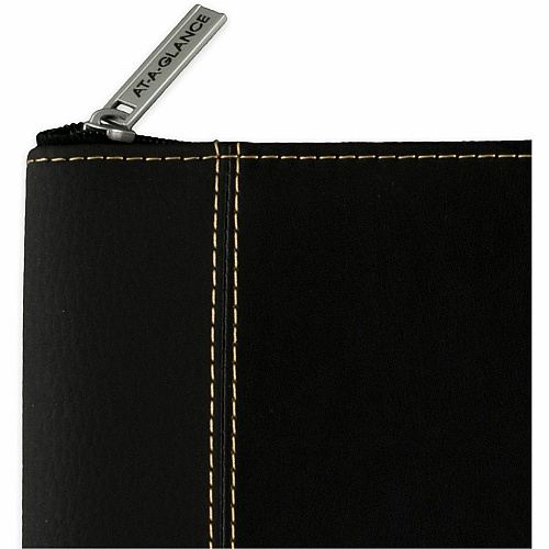 At-A-Glance Executive Appointment Book with Zipper Large - Julian Dates - Weekly, Monthly - 12 Month - January 2026 to December 2026 - 8:00 AM to 5:45 PM - Quarter-hourly - 1 Week, 1 Month Double Page Layout - 8 1/4" x 11" Sheet Size - White Sh (70NX8105)