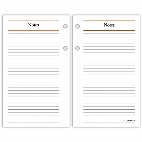 At-A-Glance Photographic Loose-Leaf Desk Calendar Refill Standard - Julian Dates - Daily - 12 Month - January 2026 to December 2026 - 1 Day Double Page Layout - 3 1/2" x 6" Sheet Size - White Sheet - 2-ring - Desktop, Desk - Paper - Ruled, Refere (E41750)