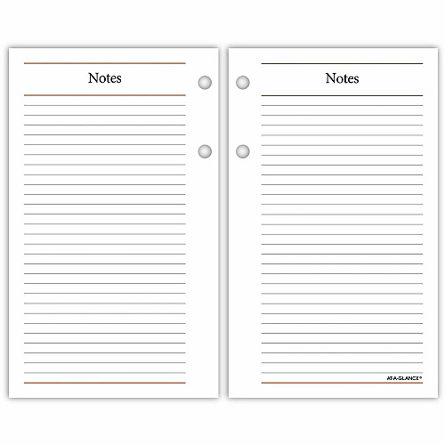 At-A-Glance Photographic Loose-Leaf Desk Calendar Refill Standard - Julian Dates - Daily - 12 Month - January 2026 to December 2026 - 1 Day Double Page Layout - 3 1/2" x 6" Sheet Size - White Sheet - 2-ring - Desktop, Desk - Paper - Ruled, Refere (E41750)