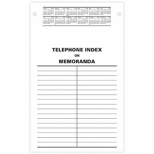 At-A-Glance Pad Style Desk Pad Calendar Refill Large - Julian Dates - Daily - 12 Month - January 2026 to December 2026 - 7:00 AM to 4:30 PM - Half-hourly - 1 Day Double Page Layout - 5" x 8" Sheet Size - White Sheet - Desktop, Desk - White - Pape (E45850)