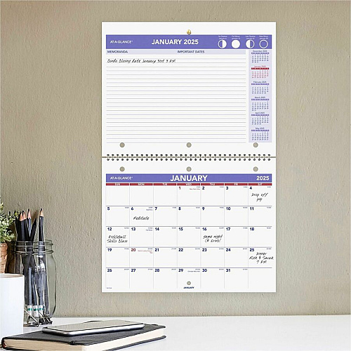 At-A-Glance Desk Wall Calendar (PM17028)