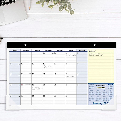 At-A-Glance QuickNotes Compact Monthly Desk Pad Calendar (SK71000)
