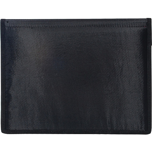 Anglers Certificate Holder 12" x 9" - 2 Internal Pocket(s) - Vinyl, Polypropylene - Black - 1 Each (204)