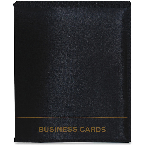 Anglers 3-Ring Business Card Binder 1000 Capacity - 8.50" Width x 11" Length - 3-ring Binding - 5 x Tab(s) - Refillable (303)