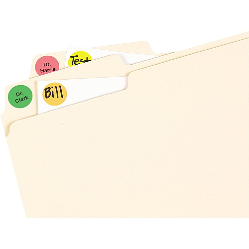 Avery&reg; Color Coded Label 3/4" Diameter - Removable Adhesive - Round - Laser - Neon Green, Neon Orange, Neon Pink, Neon Yellow - Paper - 24 / Sheet - 42 Total Sheets - 1008 Total Label(s) - 1008 / Pack (05474)