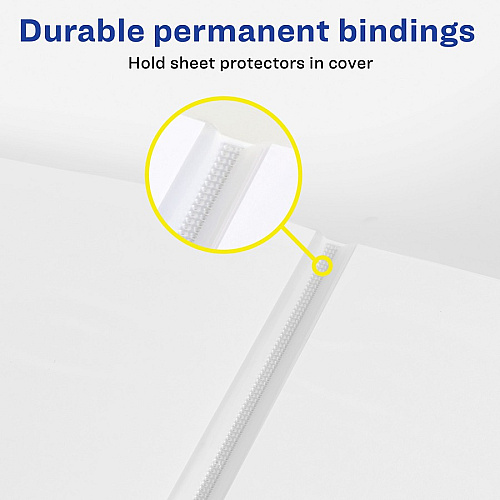 Avery&reg; Flexi-View Presentation Book Letter - 8 1/2" x 11" Sheet Size - 48 Sheet Capacity - Pocket(s): Internal - Polypropylene - Non-stick, Spill-free, Preprinted, Lightweight - 1 Each (47690)