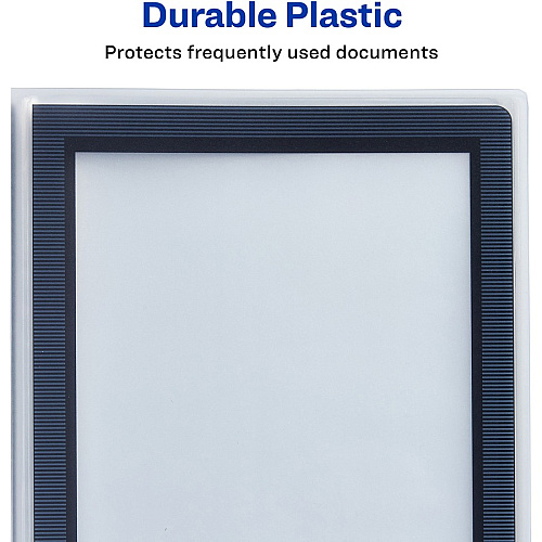 Avery&reg; Flexi-View Presentation Book Letter - 8 1/2" x 11" Sheet Size - 48 Sheet Capacity - Pocket(s): Internal - Polypropylene - Non-stick, Spill-free, Preprinted, Lightweight - 1 Each (47690)