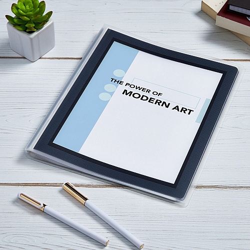 Avery&reg; Flexi-View Presentation Book Letter - 8 1/2" x 11" Sheet Size - 48 Sheet Capacity - Pocket(s): Internal - Polypropylene - Non-stick, Spill-free, Preprinted, Lightweight - 1 Each (47690)