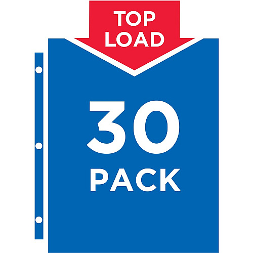 Avery&reg; Economy-Weight Sheet Protectors For Letter 8 1/2" x 11" Sheet - Clear - Polypropylene - 30 / Pack (74082)
