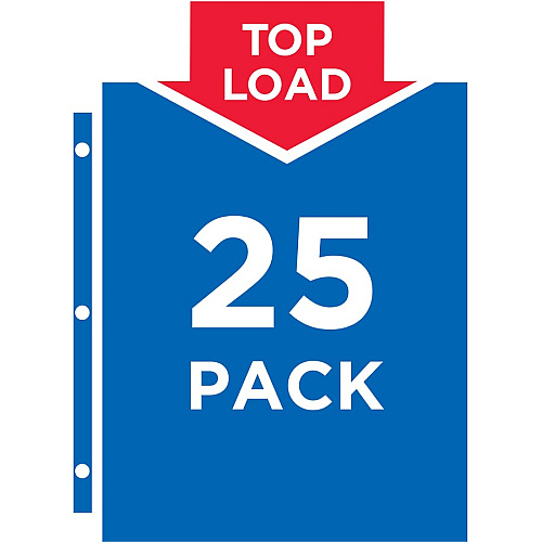 Avery&reg; Standard-Weight Sheet Protectors For Letter 8 1/2" x 11" Sheet - Clear - Polypropylene - 25 / Pack (75530)