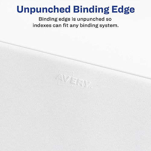 Avery&reg; Index Divider 25 x Divider(s) - Side Tab(s) - Exhibit 16 - 1 Tab(s)/Set - 8.5" Divider Width x 11" Divider Length - Legal - 8.50" Width x 11" Length - White Paper Divider - 20% Recycled - 25 / Pack (82148)